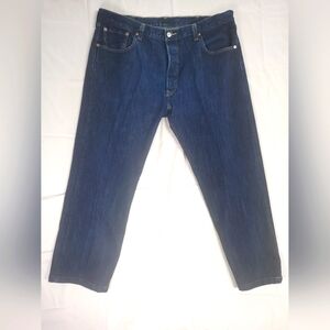 Levi's Men's 501 Blue Button Fly Denim Jeans W40 L30
